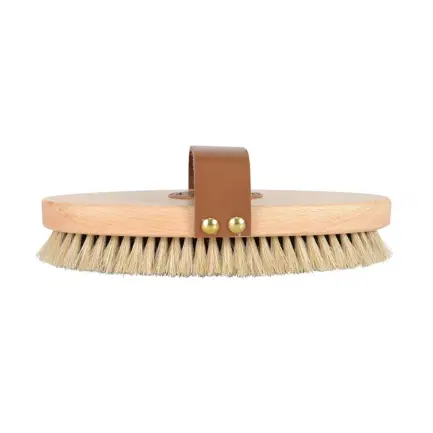 Borstiq Rugborstel met leren riem Large