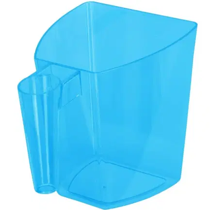 Voerschep 2 kg transparant