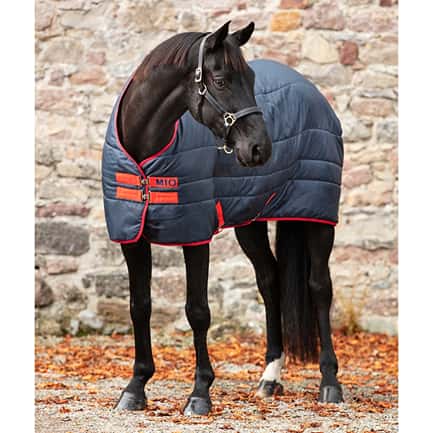 Horseware Mio Insulator staldeken medium 150 gram navy/red