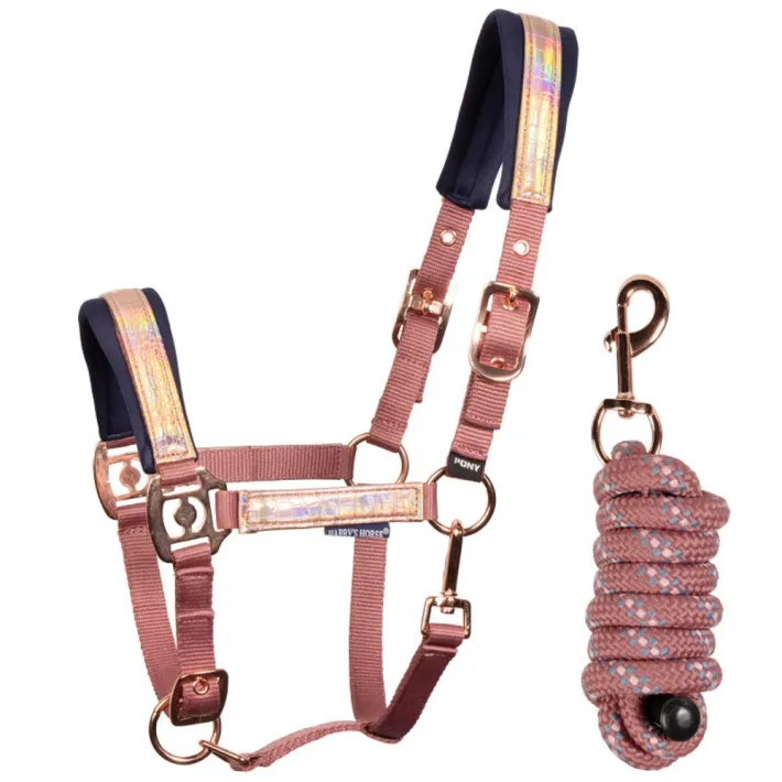 Harry\'s Horse Mini Halster Diva Mauvewood