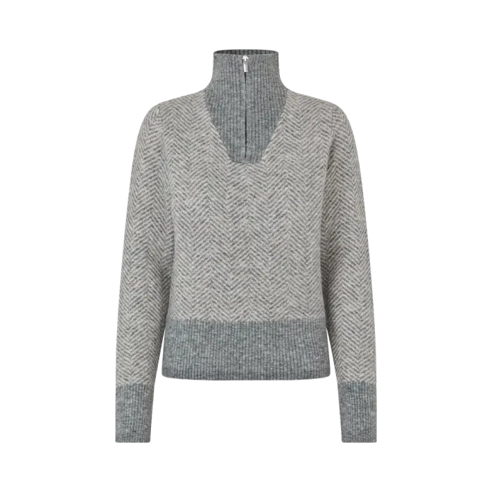 Kingsland KLAudrey Ladies Half Zip gebreide trui
