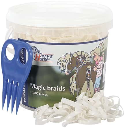 Harry\'s Horse Magic manenelastieken in emmer
