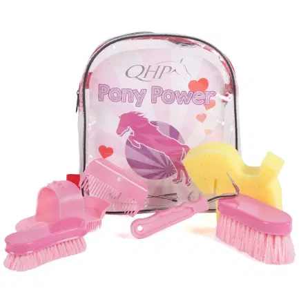 QHP Pony Power poetsset in rugzak