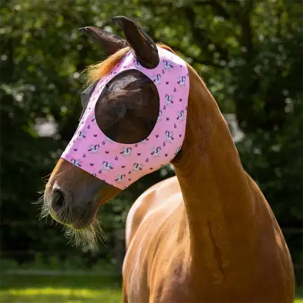 QHP vliegenmasker met Unicorn print