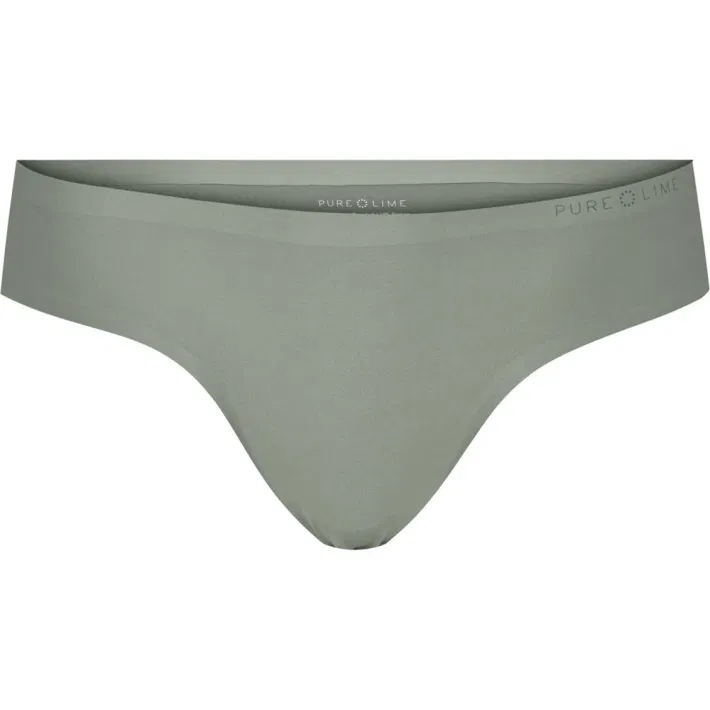 Pure Lime Invisible Microfiber Thong 2-pack slips