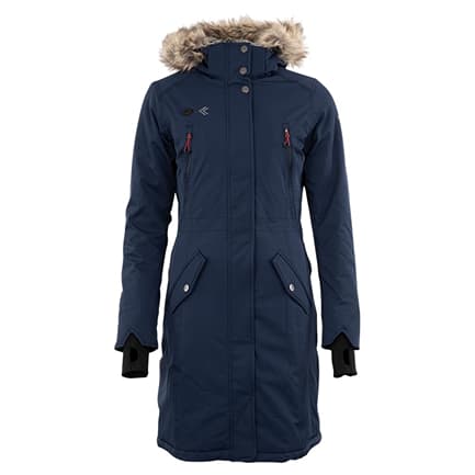 WHIS long Jacket Coach met warmte-elementen