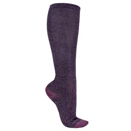 QHP rij sokken glitter 3-pack
