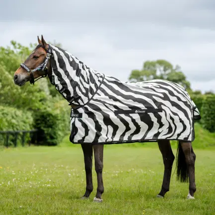 Bucas Buzz-Off Zebra & Neck insectendeken