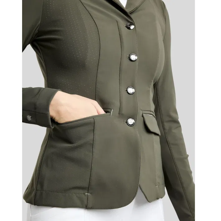 Montar MoZida REFINED Softshell Wedstrijdjasje Lasercut en Gun Metal