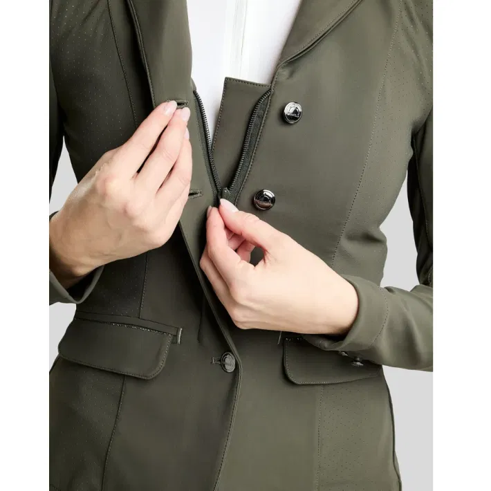 Montar MoZida REFINED Softshell Wedstrijdjasje Lasercut en Gun Metal