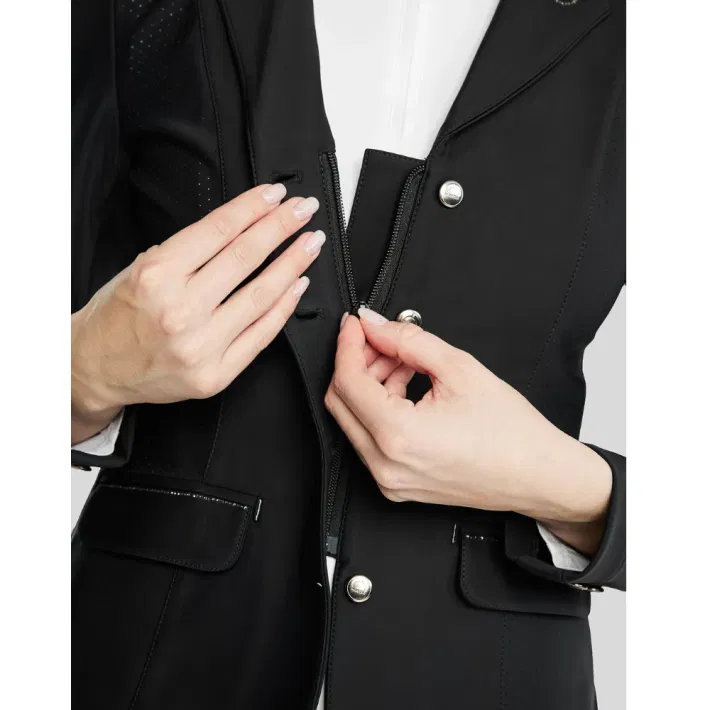 Montar MoZida REFINED Softshell Wedstrijdjasje Lasercut en Gun Metal