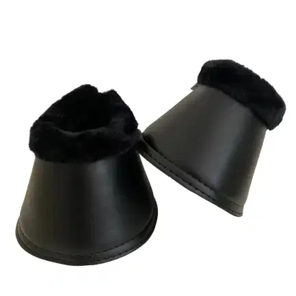 AB springschoenen met synthetisch lamsvel zwart