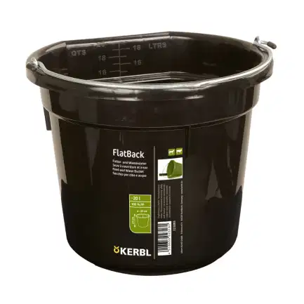 Kerbl Flatback voer- en wateremmer