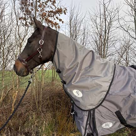 Losse hals voor AB dekens 200 Gram Grijs