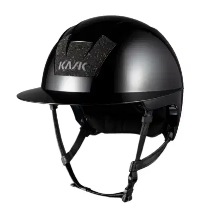 KASK Kooki Lady rijhelm Black Shine met Swarowski