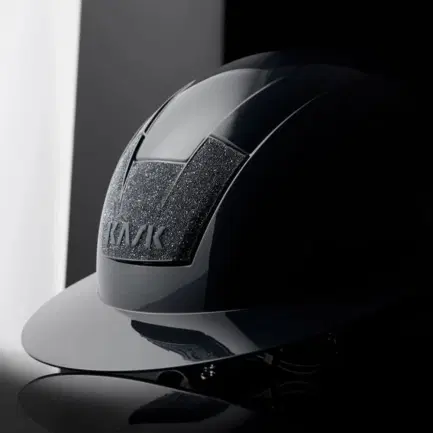 KASK Kooki Lady rijhelm Black Shine met Swarowski