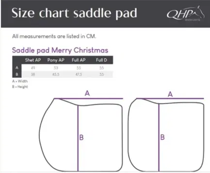 QHP zadeldek Merry Christmas