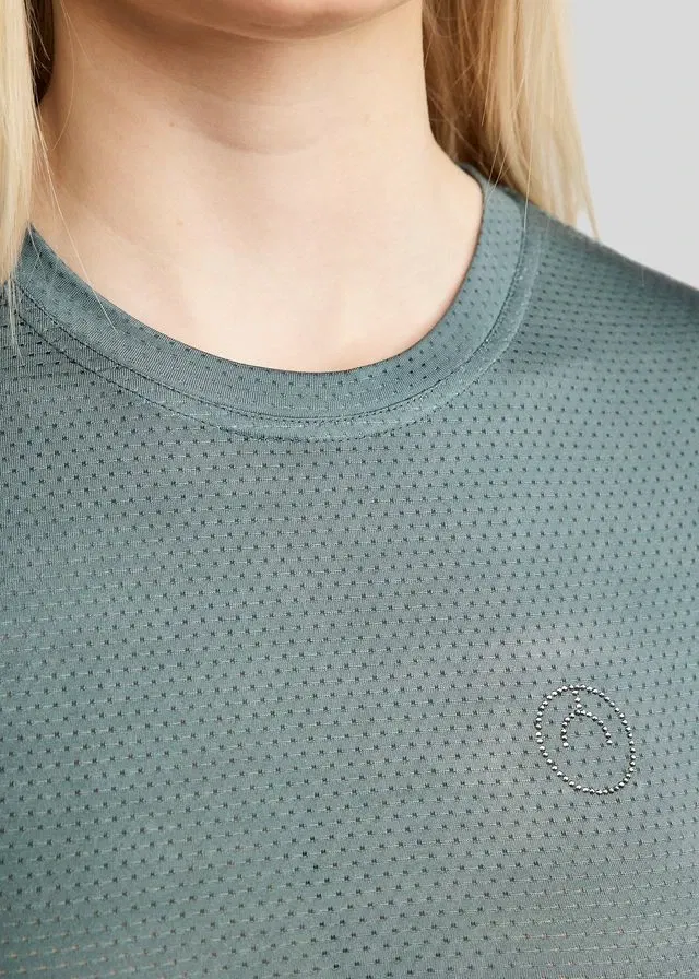 Montar MoGrace Korte Mouw Mesh T-Shirt