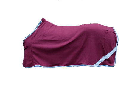 AB Equality Fleecedeken met stenen Burgundy