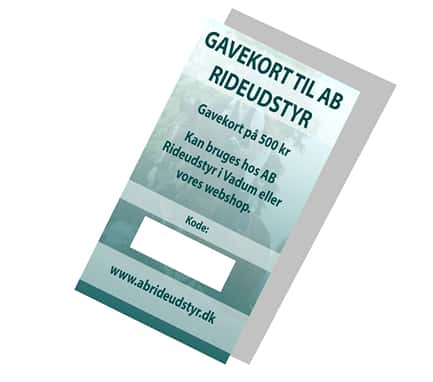 Cadeaubon voor AB Ridutrustning