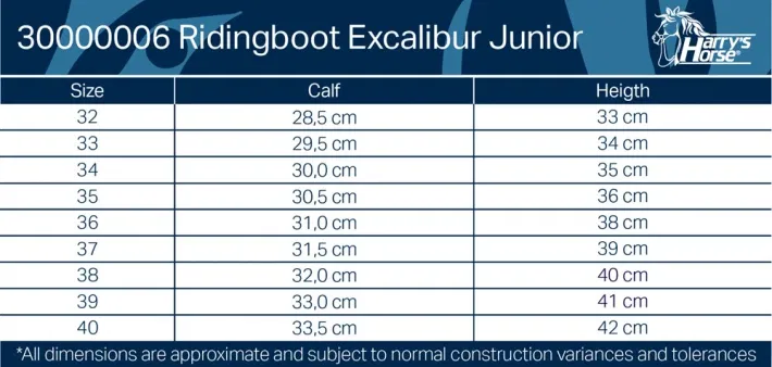 Harry\'s Horse junior rijlaarzen Excalibur